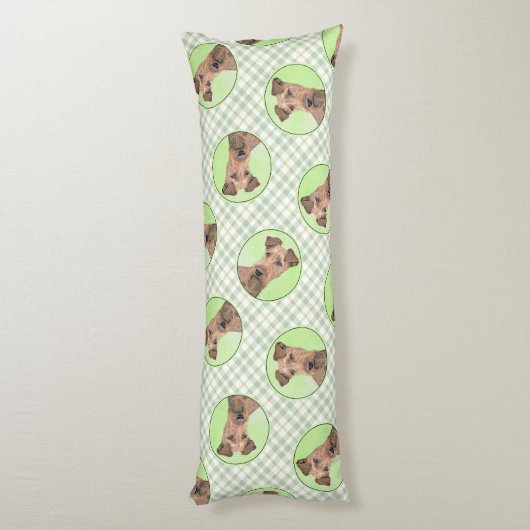 Irish Terrier Seitenschläferkissen (Rückseite (Vertikal))