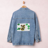 Irish-Terrier St. Patrick’s Day Spaß Jeansjacke (Hangar)