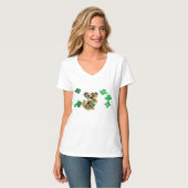 Irish-Terrier St. Patrick’s Day Spaß T-Shirt (Vorderseite Vollansicht)
