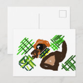 Irish Terrier st Patrick Style Postkarte (Vorne/Hinten)