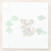  Irish terrier St Patrick's day fun Glasuntersetzer (Rückseite)