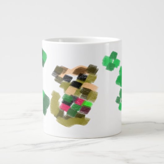  Irish terrier St Patrick's day fun Jumbo-Tasse (Vorderseite)