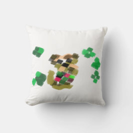 Irish terrier St Patrick's day fun Kissen