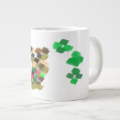 Irish Terrier St. Patrick's Day Spaß Jumbo-Tasse (Vorderseite Rechts)