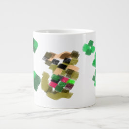 Irish Terrier St. Patrick's Day Spaß Jumbo-Tasse