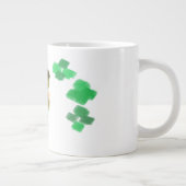 Irish Terrier St. Patrick's Day Spaß Jumbo-Tasse (Rechts)