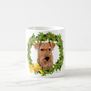 Irish-Terrier-Stechpalmenkranz Kaffeetasse