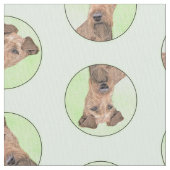 Irish Terrier Stoff (Nahaufnahme)