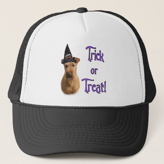 Irish Terrier Trick Truckerkappe (Vorderseite)