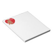 Irish Terrier Valentine Notizblock (angewinkelt)