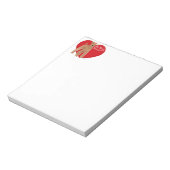 Irish Terrier Valentine Notizblock (Rotiert)