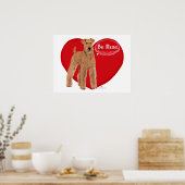 Irish Terrier Valentine Poster (Küche)