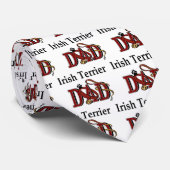 Irish Terrier Vater Gifts Krawatte (Gerollt)