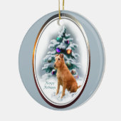 Irish Terrier Weihnachtsgeschenke Ornament (Links)