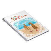 Irish Terriers Beach Notizblock (Rechte Seite)