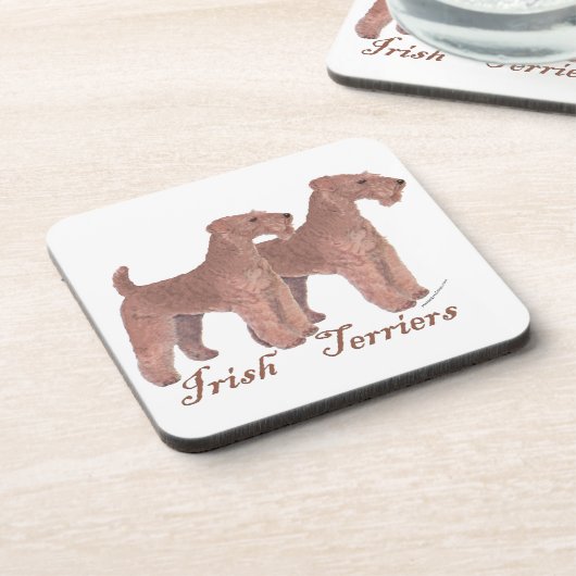 Irish Terriers Untersetzer (Linke Seite)