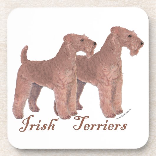 Irish Terriers Untersetzer (Vorderseite)