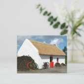 Irish Thatched Hütte Postcard Postkarte (Stehend Vorderseite)