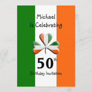Irish Themed Celebration Party Einladungen
