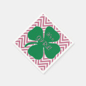 Irish Themed Girl Baby Dusche Napkins Serviette (Ecke)