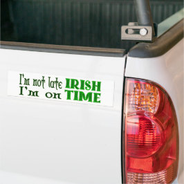 Irish Time Funny Sprichwort Autoaufkleber