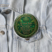 Irish Toast, Celtic Knot Pin, Friendship Gift, Button (Beispiel)