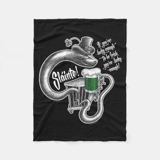 Irish Toast Fleecedecke (Vorderseite)