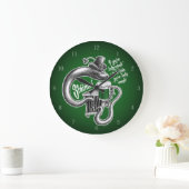 Irish Toast Große Wanduhr (Zuhause)