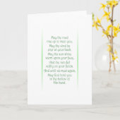 Irish Toast Karte (Gelbe Blume)