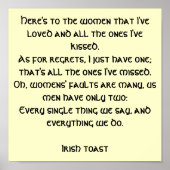 Irish Toast Poster (Vorne)