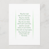 Irish Toast Postkarte (Vorderseite)