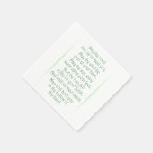 Irish Toast Serviette (Ecke)