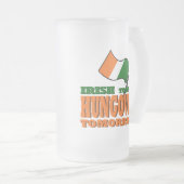Irish Today Hung over Tomorrow Tasse (VorderseiteRechts)