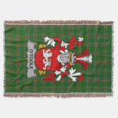 Irish Toole oder O_Toole Coat of Arms Familienwapp Decke (Vorderseite)