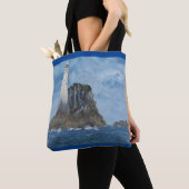 Irish Tote Bag, Fastnet Lighthouse, Cork Irland Tasche (Von Nahem)