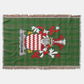 Irish Tottenham Coat of Arms Familienwappen Irland Decke (Vorderseite)