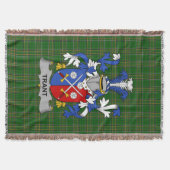 Irish Trant or Trent Coat of Arms Familienwappen I Decke (Vorderseite)