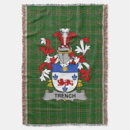 Irish Trench Coat of Arms Familienwappen Irland Decke