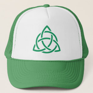 Irish Trinity Knot Triquetra Celtic Patricks Day Truckerkappe