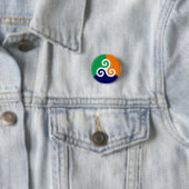 Irish Triskele Abzeichen Button (Beispiel)