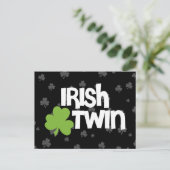 Irish Twin Postkarte (Stehend Vorderseite)