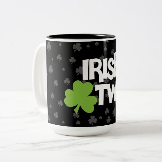 Irish Twin Zweifarbige Tasse (Vorderseite Links)