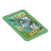 IRISH UNICORN, ST. PATRICK'S DAY FANTASY HORSE MAGNET (Rechte Seite)