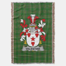 Irish Valentine Coat of Arms Familienwappen Irland