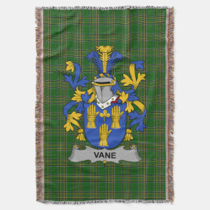 Irish Vane Coat of Arms Familienwappen Irland Decke