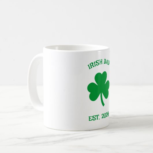 Irish Vater Coffee Tasse (Vorderseite Links)