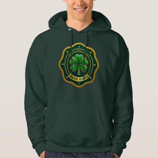 Irish Vibes Club St Patrick’s Day - Moletons Hoodie (Vorderseite)