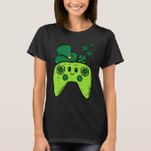 Irish Video Game Controller St Patrick Day Gamer B T-Shirt (Vorderseite)