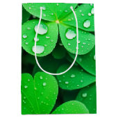 Irish Viel Glück Four-Leaf-Clovers Mittlere Geschenktüte (Vorderseite)