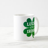 Irish Vierblättriges Kleeblatt Kaffeetasse (VorderseiteRechts)
